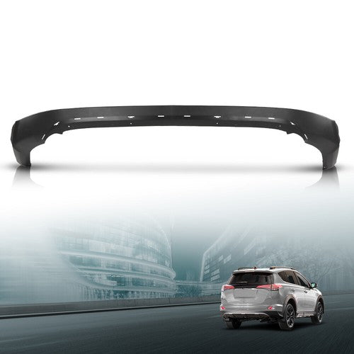 Solid Spare Textured Black Rear Bumper Cover Fit For 2013 2014 2015 Toyota RAV4 Replacement