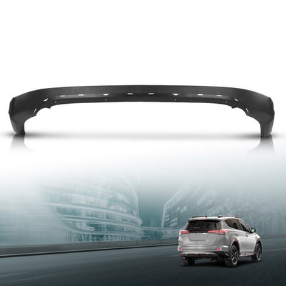 Solid Spare Textured Black Rear Bumper Cover Fit For 2013 2014 2015 Toyota RAV4 Replacement