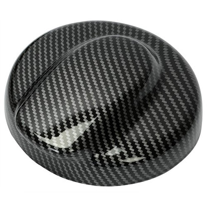 Solid Spare Carbon Fiber Style Gas Fuel Cap Cover Hat For MINI Cooper S R55 R56 R57 01-16