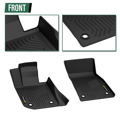Solid Spare All Weather TPE Floor Mats Fit For 2019-2025 BMW 3 Series G20 Protection Liners