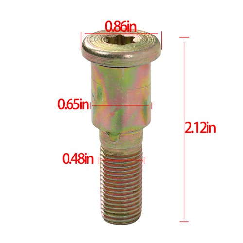 Solid Spare Door Striker Pin for Peterbilt Models 330 335 359 370 378 379 20-12972 2pcs