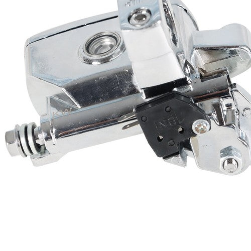 Solid Spare 1" 25mm Motorcycle Handlebar Hydraulic Brake & Clutch Master Cylinder Left&Right