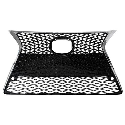 For 14-16 Lexus IS200t IS250 IS350 F Sport Front Bumper Grille Gloss Black 2014