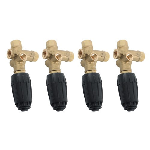 Solid Spare 4 Pack Unloader Valve VRT3-310 8GPM 3/8" FNPT 4350PSI Pressure Washer Pump