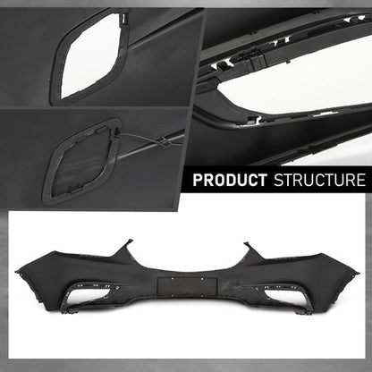 Solid Spare Fit For 17-21 Buick Encore Front Bumper Cover Fascia w/o Sensor Hole GM1014128