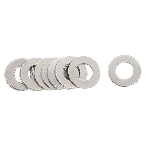 Solid Spare Flat Washer 304 Stainless Steel Washers Assortment Set Value Kit 600 Pieces Set