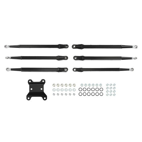 Solid Spare Steel Boxed Rear Radius Arms For Can-Am Maverick X3 2017+ 64" Body Powder Coated