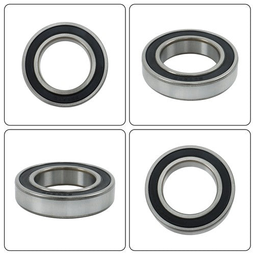Solid Spare 6009-2RS Deep Groove Ball Bearings 10pcs 45mm Inner Dia 75mm OD 16mm Bore Sealed