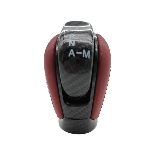 Fit 2009-2020 2021 Nissan GTR R35 Red Leather Carbon Fiber Shift Knob 3491080B0A