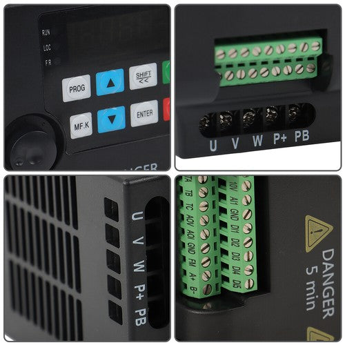Solid Spare 2.2KW VFD 220V 3HP 1 to 3 Phase Variable Frequency Drive Inverter New