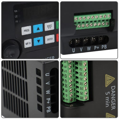 Solid Spare 2.2KW VFD 220V 3HP 1 to 3 Phase Variable Frequency Drive Inverter New