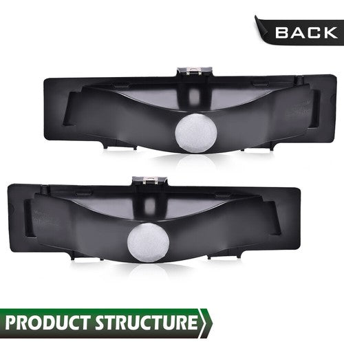Solid Spare New Fit For 1981-1988 Chevy Monte Carlo SS Front Park Turn Signal Lights Yellow