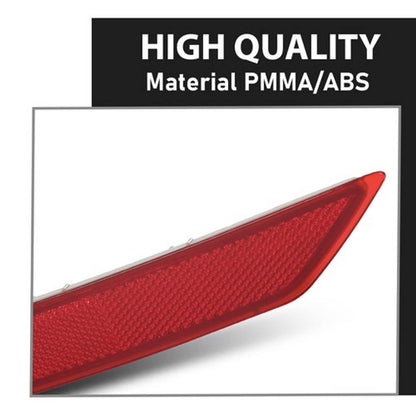 Solid Spare Rear Bumper Reflector Light Left Side Red Fit For 2009-2018 Subaru Forester