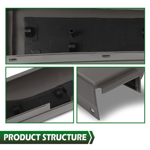 Solid Spare Fit For 2008-2016 Ford Super Duty F250 F350 Flex Step Tailgate Trim Cap Molding