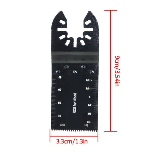 Solid Spare 30-90mm Quick Release Oscillating Tool Blades Professional Universal 100 Pcs
