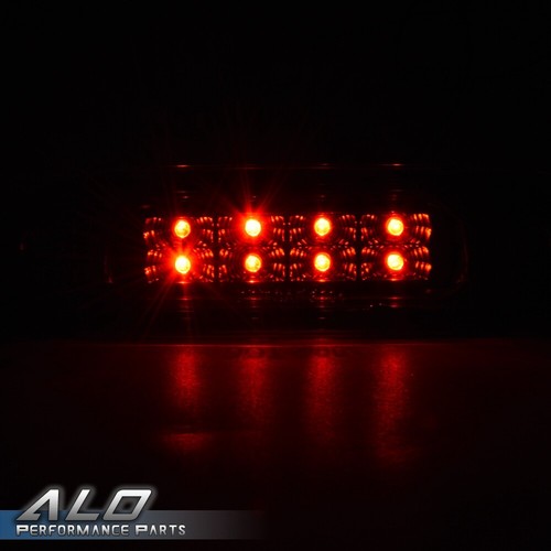 Solid Spare Fit For 1999-2004 Grand Cherokee Black/Clear LED Third 3rd Brake Light Tail Lamp