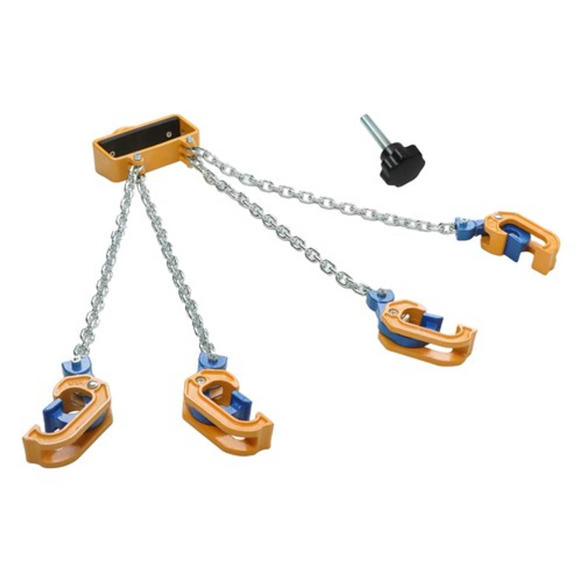 Solid Spare Chain Drum Lifter 4400 lbs Loading Capacity for 55 Gallon Drums Forklift Hoist
