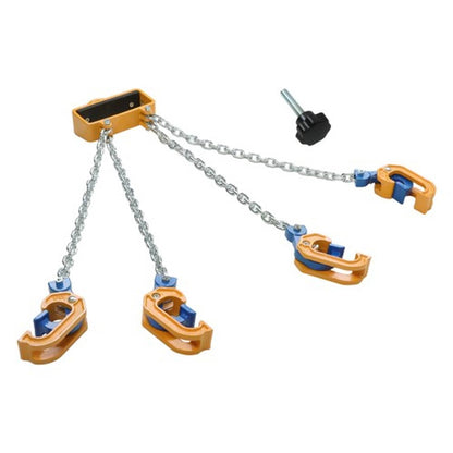 Solid Spare Chain Drum Lifter 4400 lbs Loading Capacity for 55 Gallon Drums Forklift Hoist