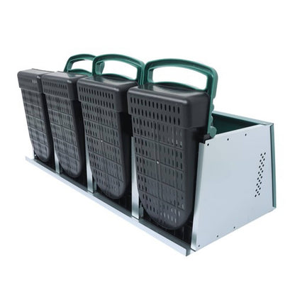 Solid Spare Chicken Nesting Boxes Metal Chicken Egg Laying Box with Perch 4 Hole