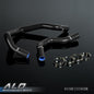 Solid Spare Fit For 88-91 Honda Civic CRX SIR VT EE8 EE9 EF8 EF9 B16A Silicone Radiator Hose
