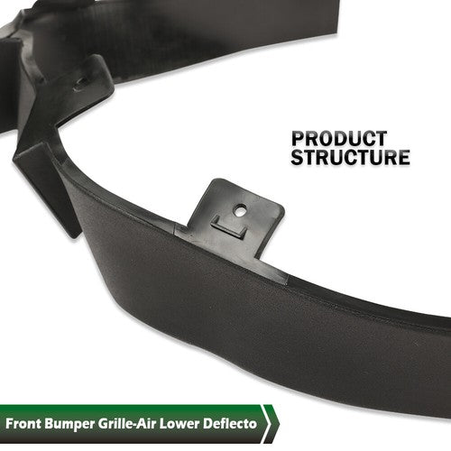 Solid Spare Fit For 2016-2018 Chevrolet Cruze Front Bumper Grille Air Deflector 84284101