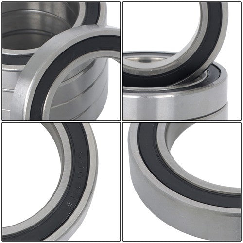 Solid Spare 10Pcs 6909-2RS Bearings 45×68×12mm Double Rubber Seals Deep Groove Ball Bearing