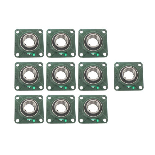 Solid Spare 10pcs UCF210-32 Pillow Block Flange Bearing 2" Bore 4-Bolt Self-Aligning