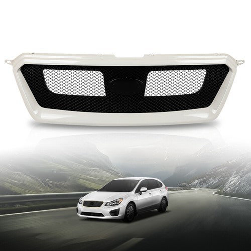 Solid Spare Fit For 12-14 Subaru Impreza & Crosstrek Sport Front Bumper Upper Mesh Grille