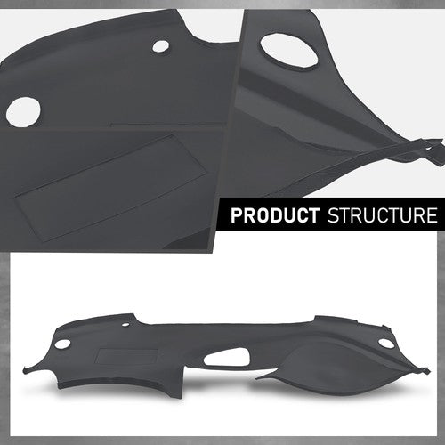 Solid Spare TPE Dash Cover Dashboard Overlay Gray Fit For 2004 2005 2006 2007 2008 Acura TL
