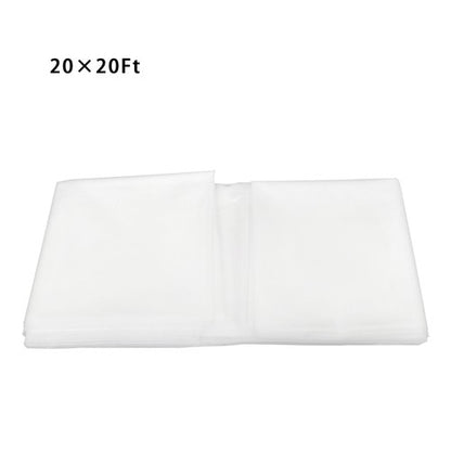 Solid Spare 6Mil Clear Polyethylene Film Greenhouse Plastic Sheeting 20 x 20 ft