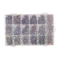 Solid Spare 1640Pack M4 M5 M6 Stainless Steel Nuts Flat and Bolts & Lock Washers Sorting Kit