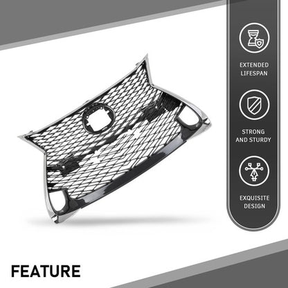 Solid Spare Front Bumper Grille Grill Fit For 16-17 Lexus GS200t 16-18 GS450h 16-20 GS350