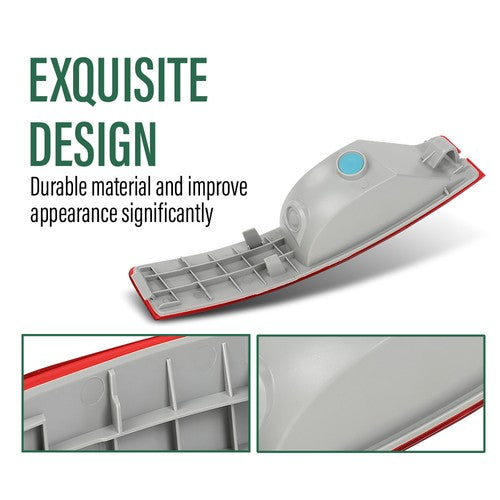 Solid Spare Fit For 07-14 Volvo CX90 Rear Bumper Reflector Side Marker Light Right Passenger