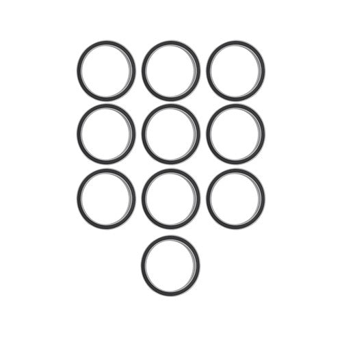 Solid Spare 10Pcs 6707-2RS Deep Groove Ball Bearings 35mm Inner Dia 44mm OD 5mm Bore Sealed
