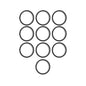 Solid Spare 10Pcs 6707-2RS Deep Groove Ball Bearings 35mm Inner Dia 44mm OD 5mm Bore Sealed