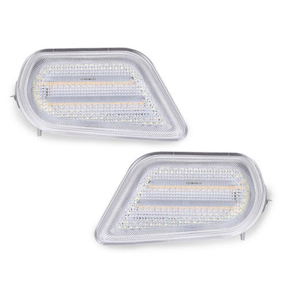 Solid Spare Fit For 1998-2002 Pontiac Firebird Trans Am Front Bumper LED Turn Signal Lights