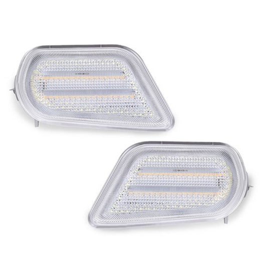 Solid Spare Fit For 1998-2002 Pontiac Firebird Trans Am Front Bumper LED Turn Signal Lights