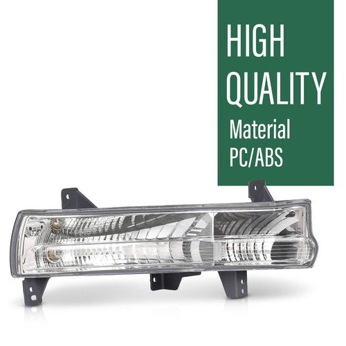 Solid Spare Fit For 18-21 Jeep Compass Front Bumper Parking Lights Left+Right Side