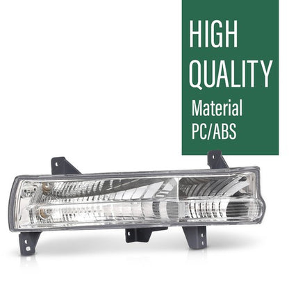 Solid Spare Fit For 18-21 Jeep Compass Front Bumper Parking Lights Left+Right Side