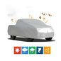 Solid Spare Pickup Truck Cover Waterproof UV Rain Dust Outdoor Protection Silver Universal