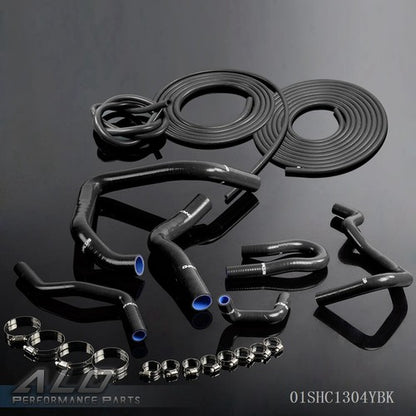 Solid Spare Fit For 92-00 Civic Type-R DC2 B16A B18C DOHC Silicone Hose Kit+Vacuum Hose