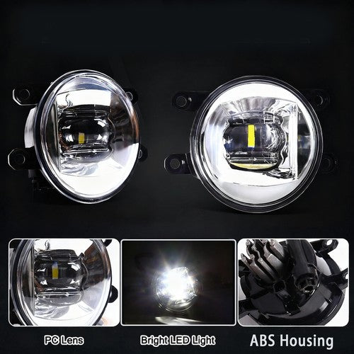 LED Fog Driving Lights Set For 2021-2025 2023 TY Sienna Harness Switch Kits Pair
