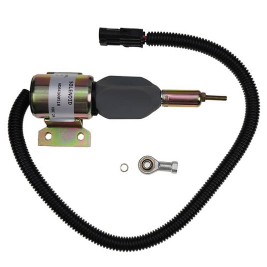 Solid Spare New Fuel Shutoff Solenoid Valve 3935432 24V for Cummins 6BT 5.9L Engine