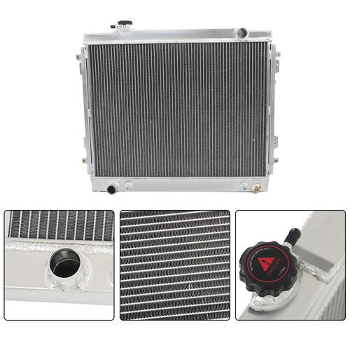 Solid Spare 2Row Full Aluminum Radiator 1778 Pickup For Toyota Tacoma 1995-2000 2001-2004