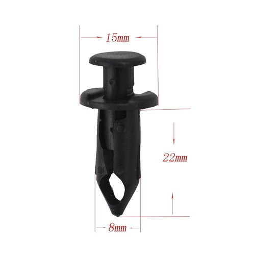 Solid Spare 100pcs ATV Retainer Clips 8mm Push Pin Splash Guard Body Panel For Honda New