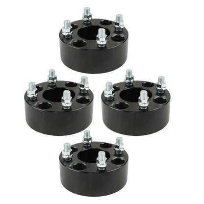 Solid Spare New Wheel Spacers Hub Bore 62mm Thread Size 1/2"x20 4Pcs 2" 4x101.6mm US