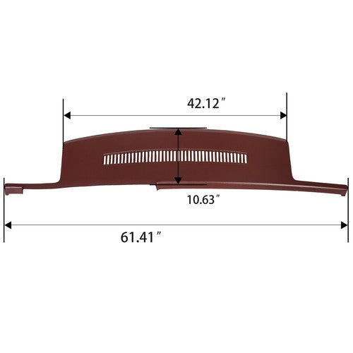 Solid Spare Dash Cover Cap Garnet For 88-94 Chevy GMC Pickup Blazer Suburban