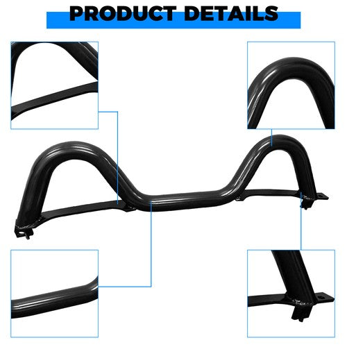 Solid Spare Stainless Steel Polishing Euro Style Roll Bar For 1990-2005 Mazda Miata MX5