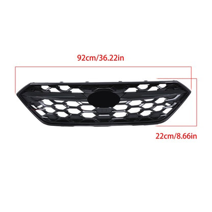 Solid Spare Compatible For Subaru WRX 2022 2023 2024 Front Bumper Center Honeycomb Grille