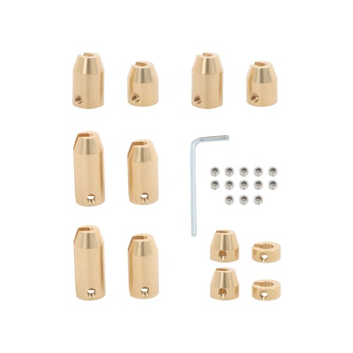 Solid Spare 12 Pack Motorcycle Reusable Brass Wheel Spoke Balance Weights Refill Universal
